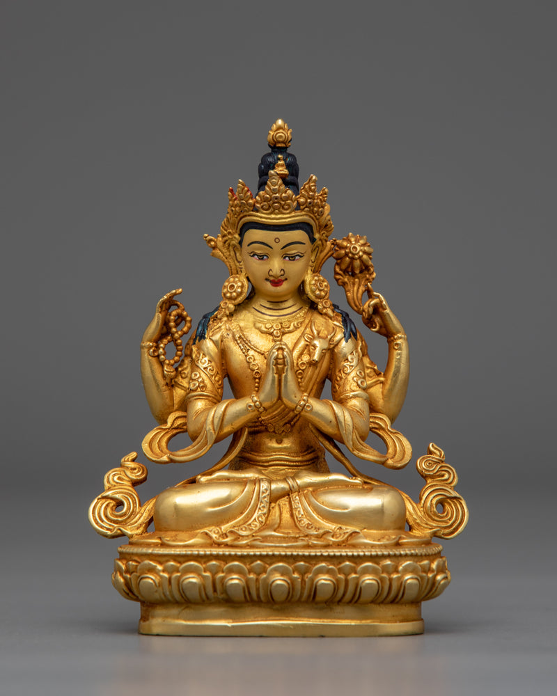 tibetan-chenrezig-deity-statue
