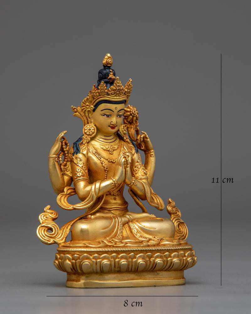 tibetan-chenrezig-deity-statue