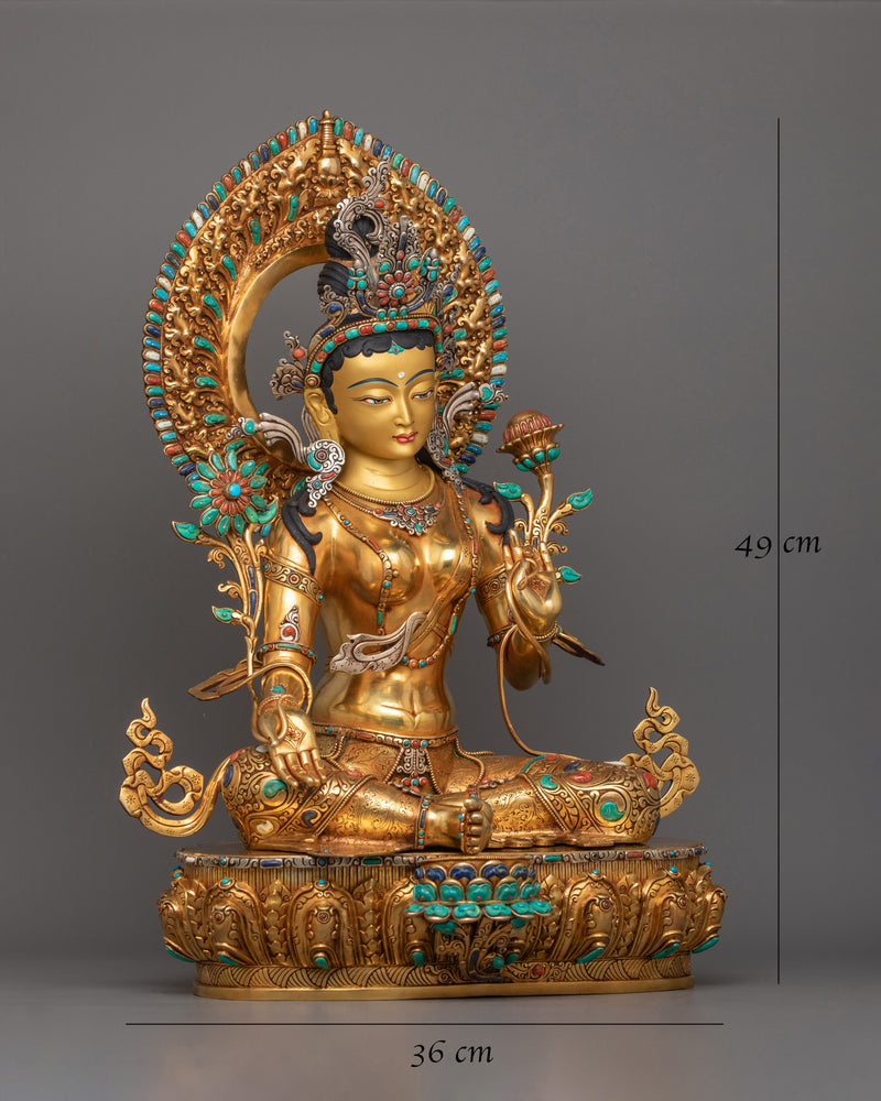 buddhist-goddess-syamatara-sculpture