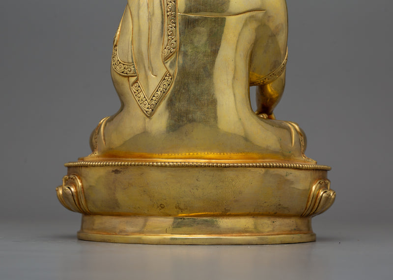 Buddhist Statue of Meditating Buddha Shakyamuni | Symbol of mindfulness practice