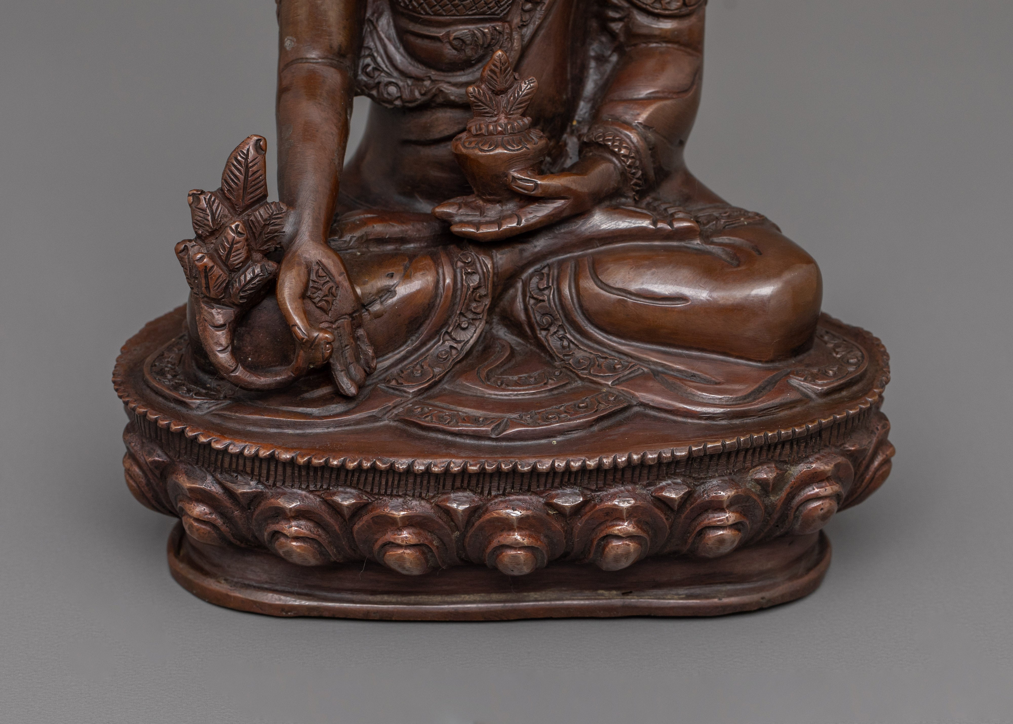 Handcrafted Medicine Buddha Deity Figurine | Healing and Transformation
