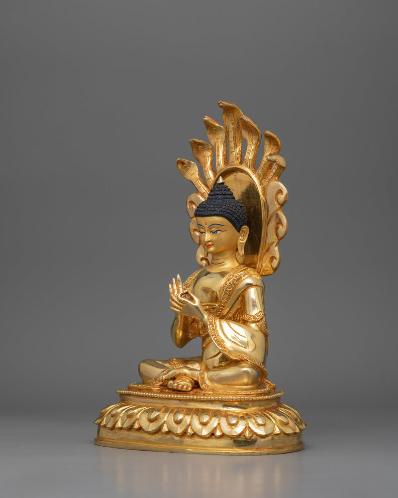 Handcrafted Sacred Nagarjuna Statue | Symbol of Wisdom and Liberation