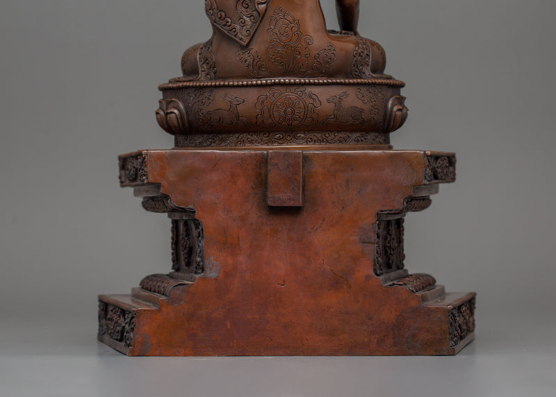 14.4 Inches Historical Buddha Shakyamuni Figurine | Symbol of Serenity and Inner Wisdom