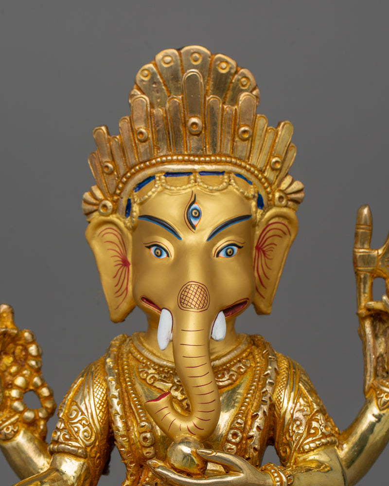 The Revered Deity Lord Ganesha Figurine | Elephant Headed God