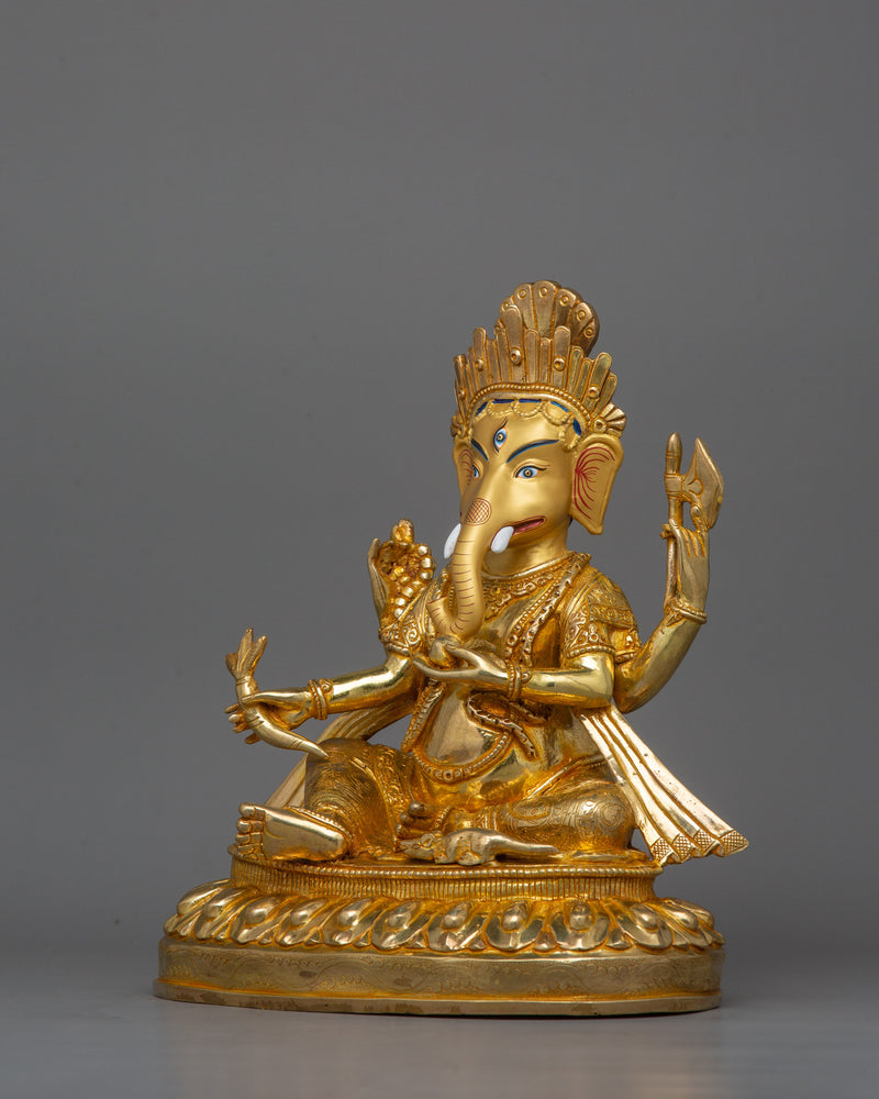 The Revered Deity Lord Ganesha Figurine | Elephant Headed God