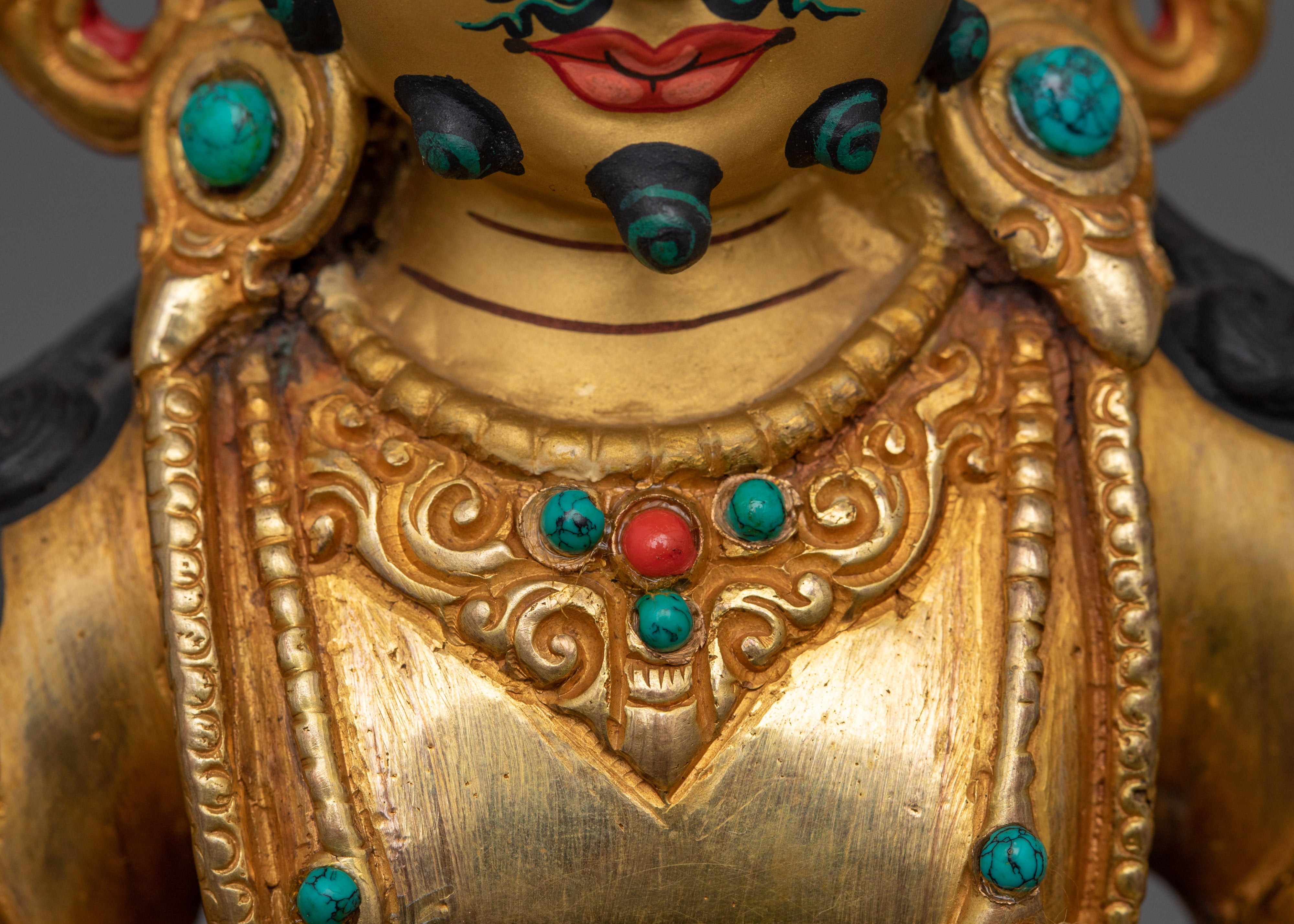 Tibetan Wealth God Dzambhala Statue | Spiritual Wealth and Prosperity Deity
