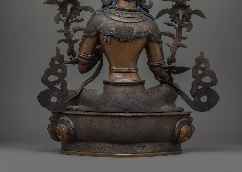 Green Tara Compassion Deity Figurine | Symbol of Swift Healing