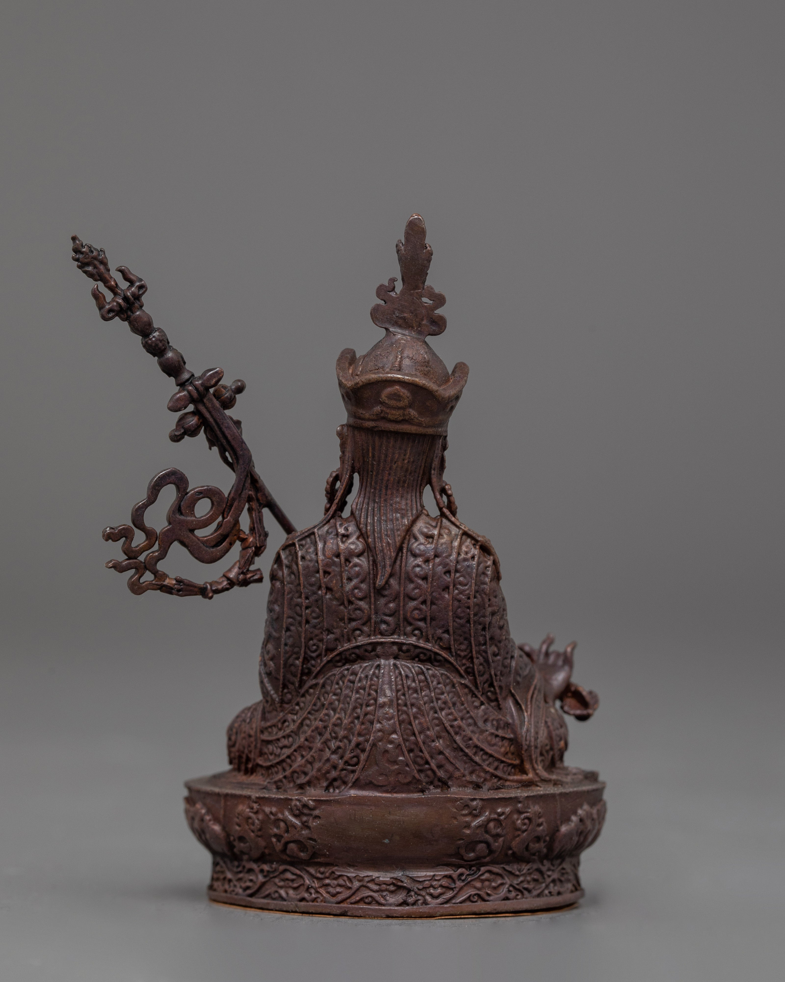 Oxidized 3 Inches Guru Rinpoche Statue | Tibetan Tantric Master