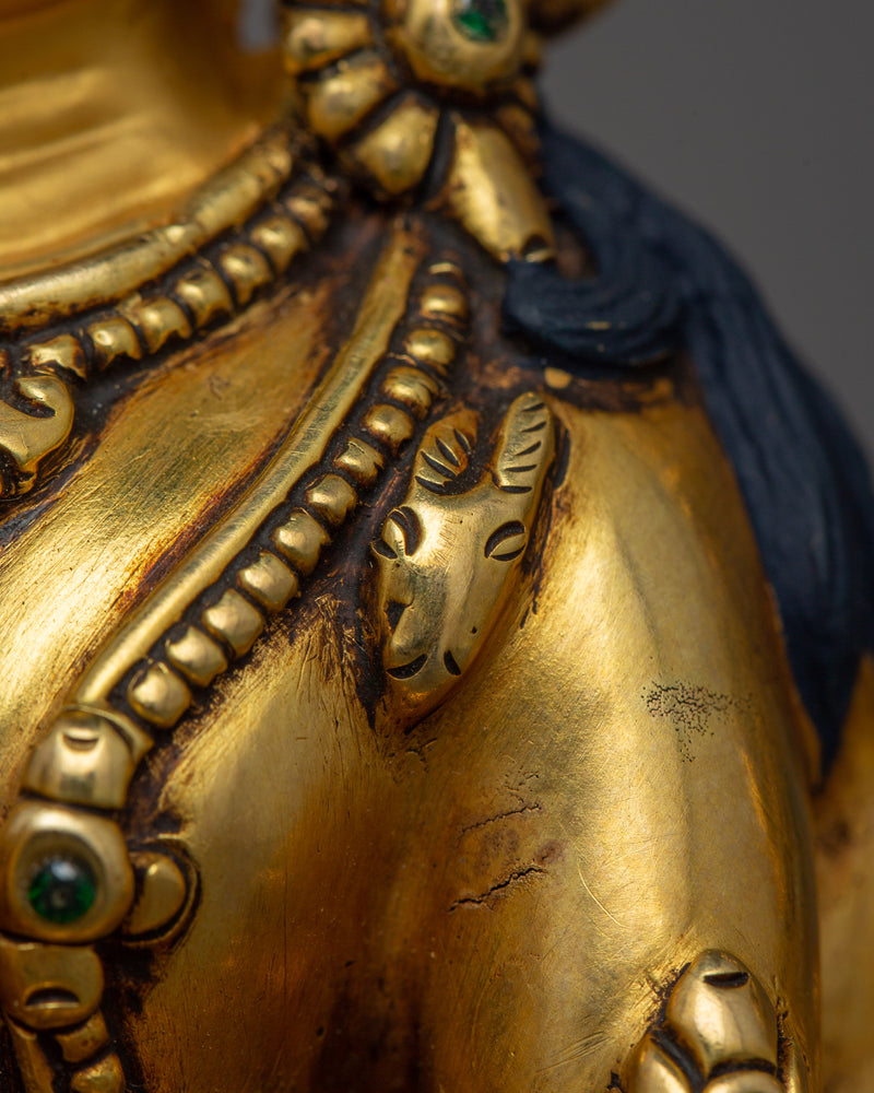 Golden Chenrezig Statue | Four Armed Deity Also known as Avalokitesvara