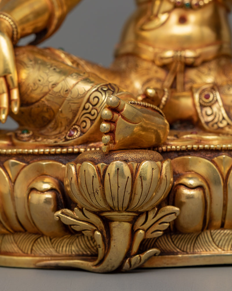 Tibetan Green Tara Goddess Statue | A Divine Symbol of Mercy and Enlightenment