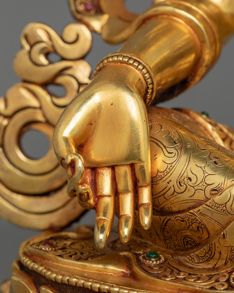 Tibetan Green Tara Goddess Statue | A Divine Symbol of Mercy and Enlightenment