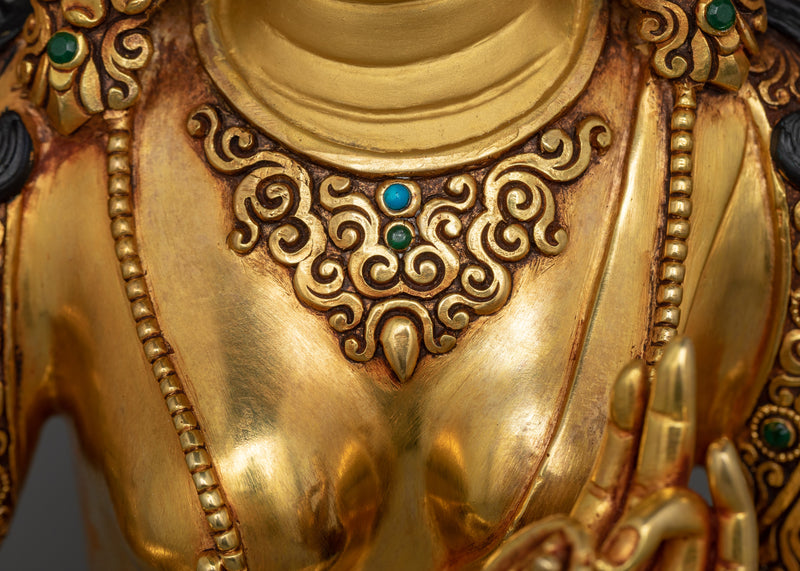 Tibetan Green Tara Goddess Statue | A Divine Symbol of Mercy and Enlightenment