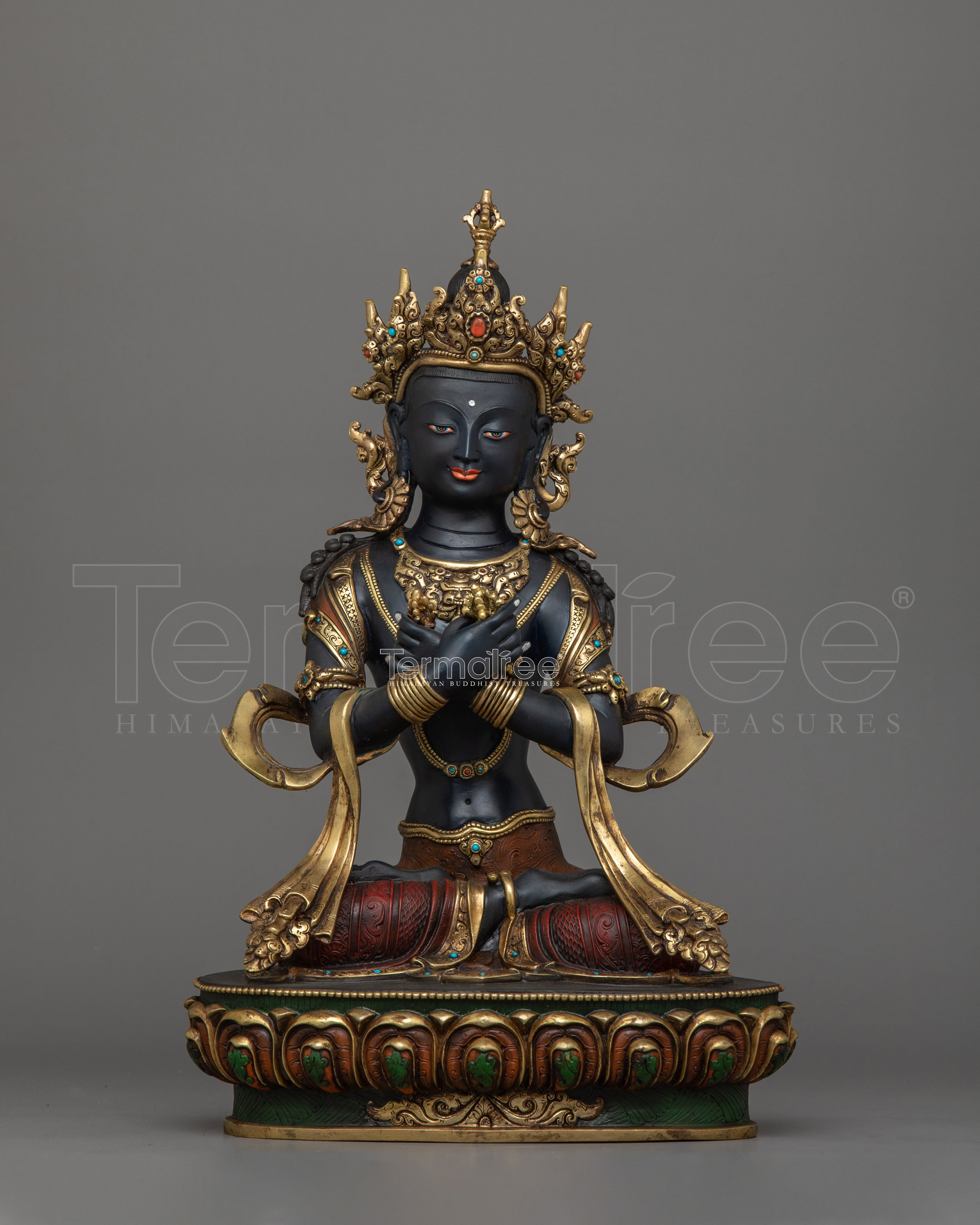 Handmade Vajradhara In Embracing Mudra Statue | Tibetan Buddhist Artwork