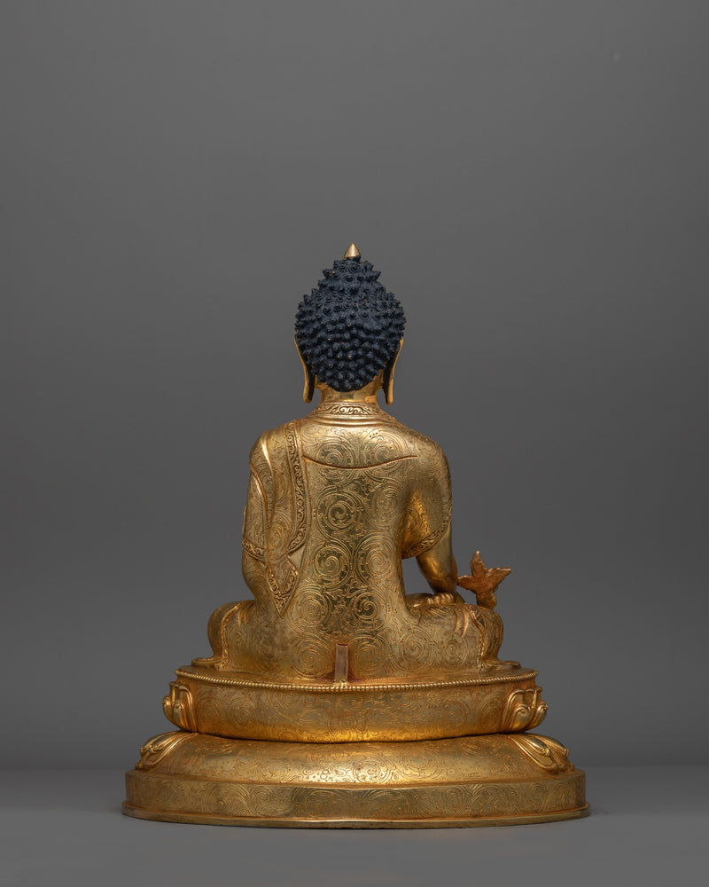 Handcrafted Medicine Buddha Deity Statue | Tibetan Healer and Protector