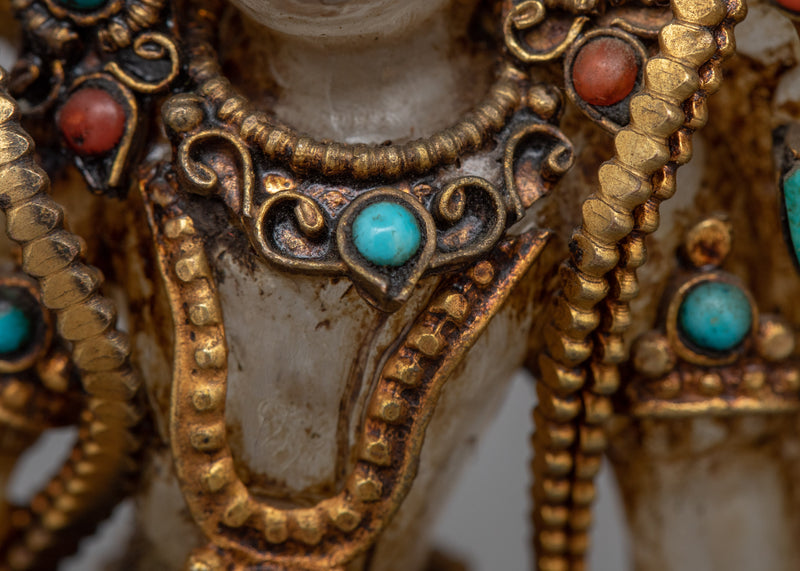 Handcrafted Lord Lokeshwor Figurine | Sacred Guardian of Compassion and Peace