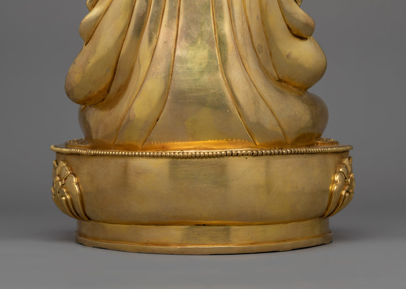 Tibetan Deity Guru Tsokye Dorje Figurine | Lake-Born Vajra Guru