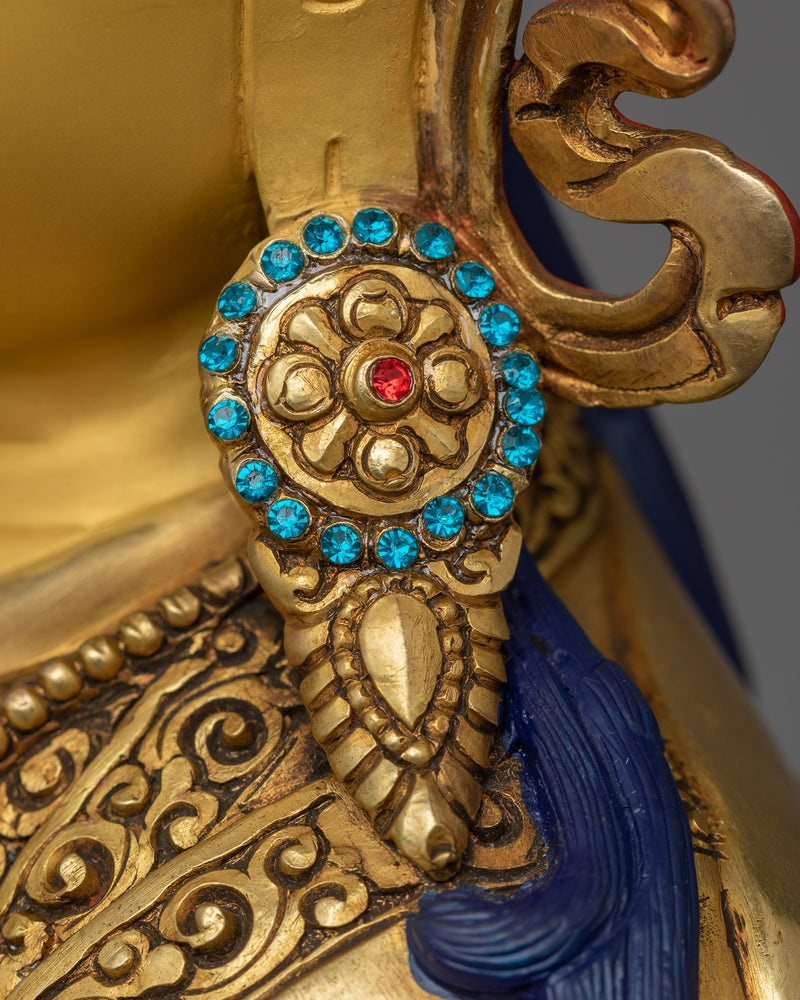Tibetan Deity Guru Tsokye Dorje Figurine | Lake-Born Vajra Guru