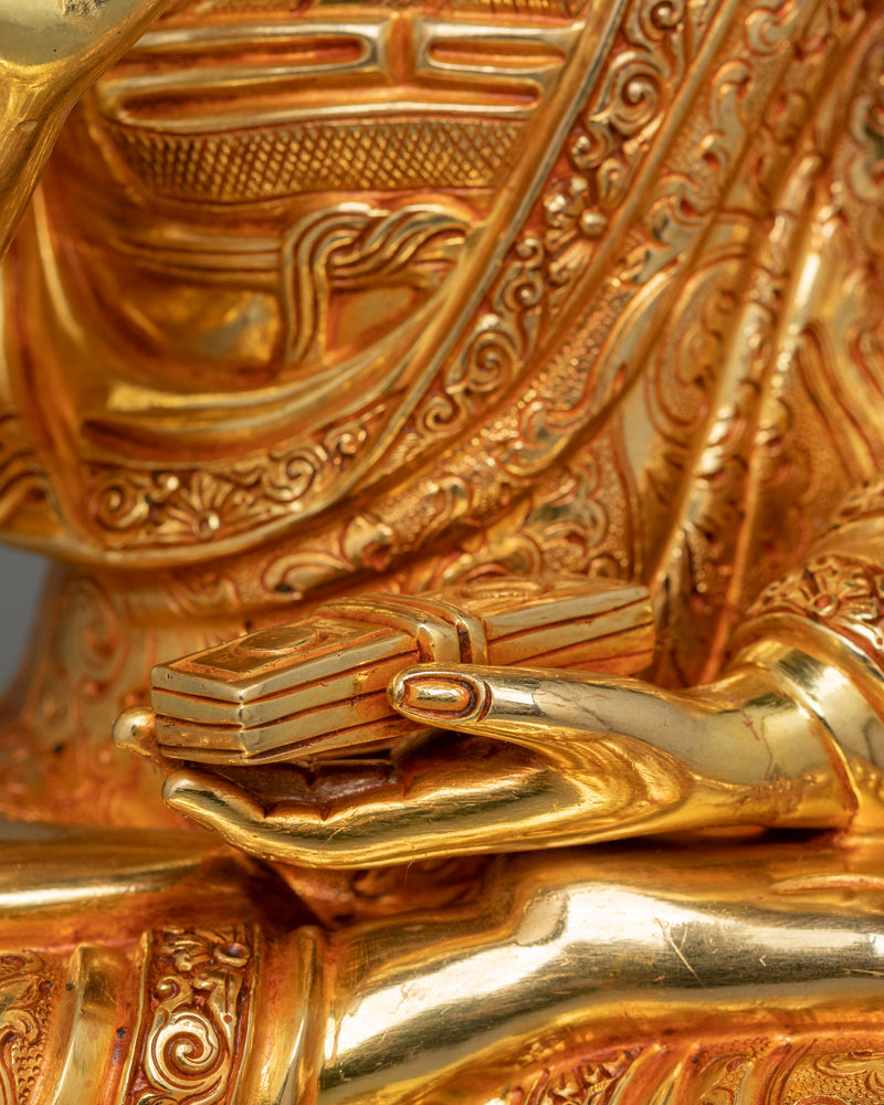 Spiritual Tsongkhapa Set Figurine | Tibetan Buddhism's Revered Masters
