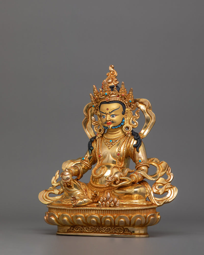 Spiritual Wealth Deity Dzambhala Figurine | Symbol of Abundance