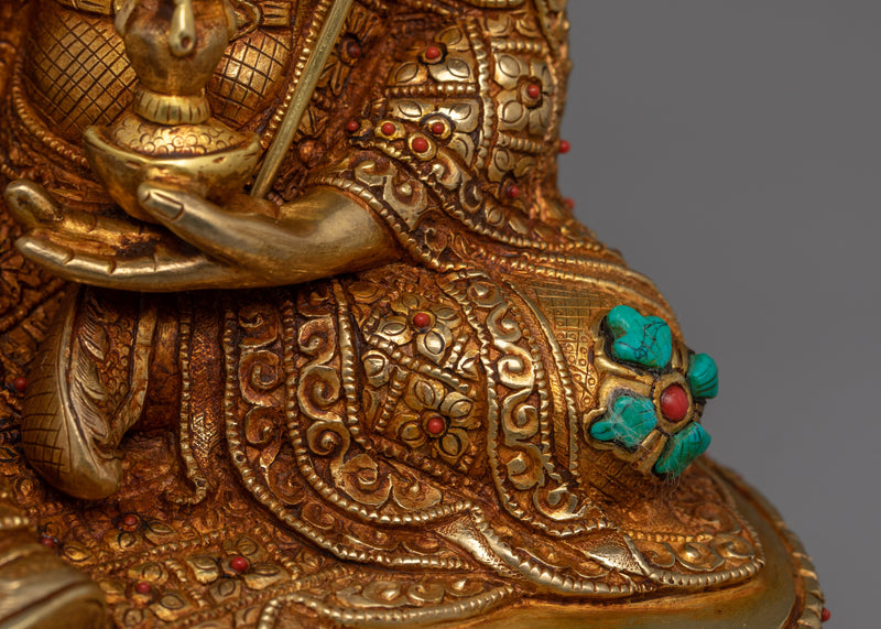Guru Rinpoche "Lotus Born Deity" Statue | Founder of Tibetan Buddhism