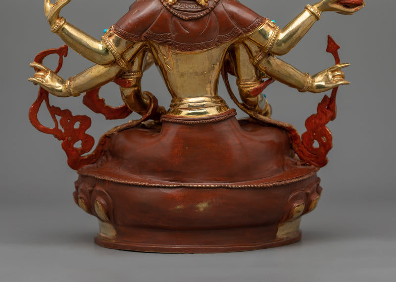 Buddhist Deity Namgyalma Figurine | Enlightened Dakini Sculpture