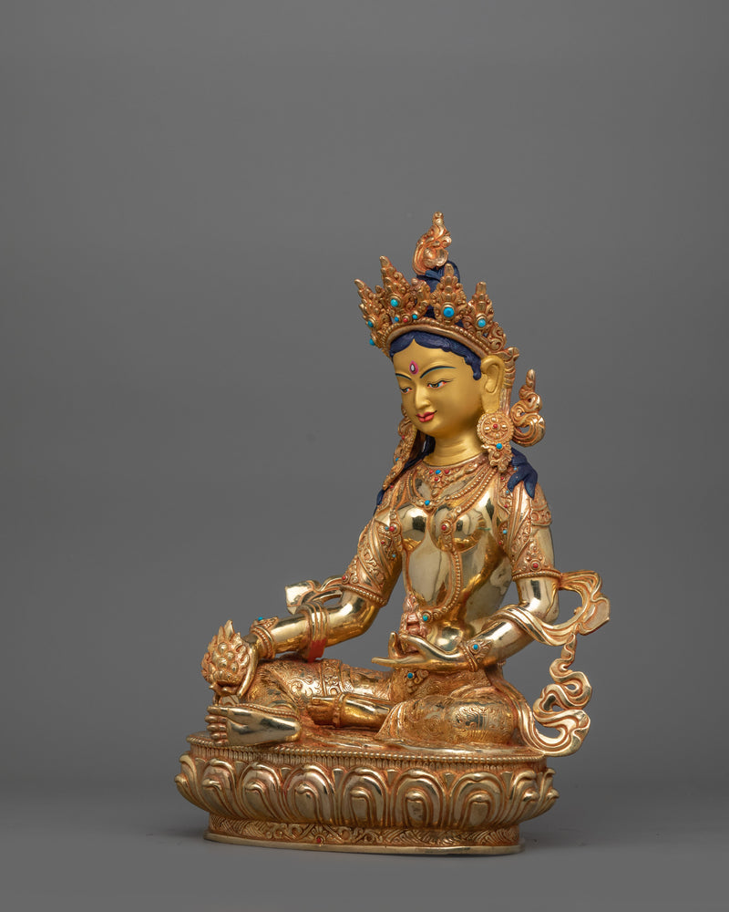 Himalayan Statue of Female Bodhisattva | The Goddess of Mercy