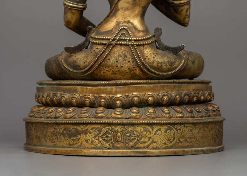 Himalayan Boddhisattva Vajrasattva Statue | The Symbol of Purification and Enlightenment