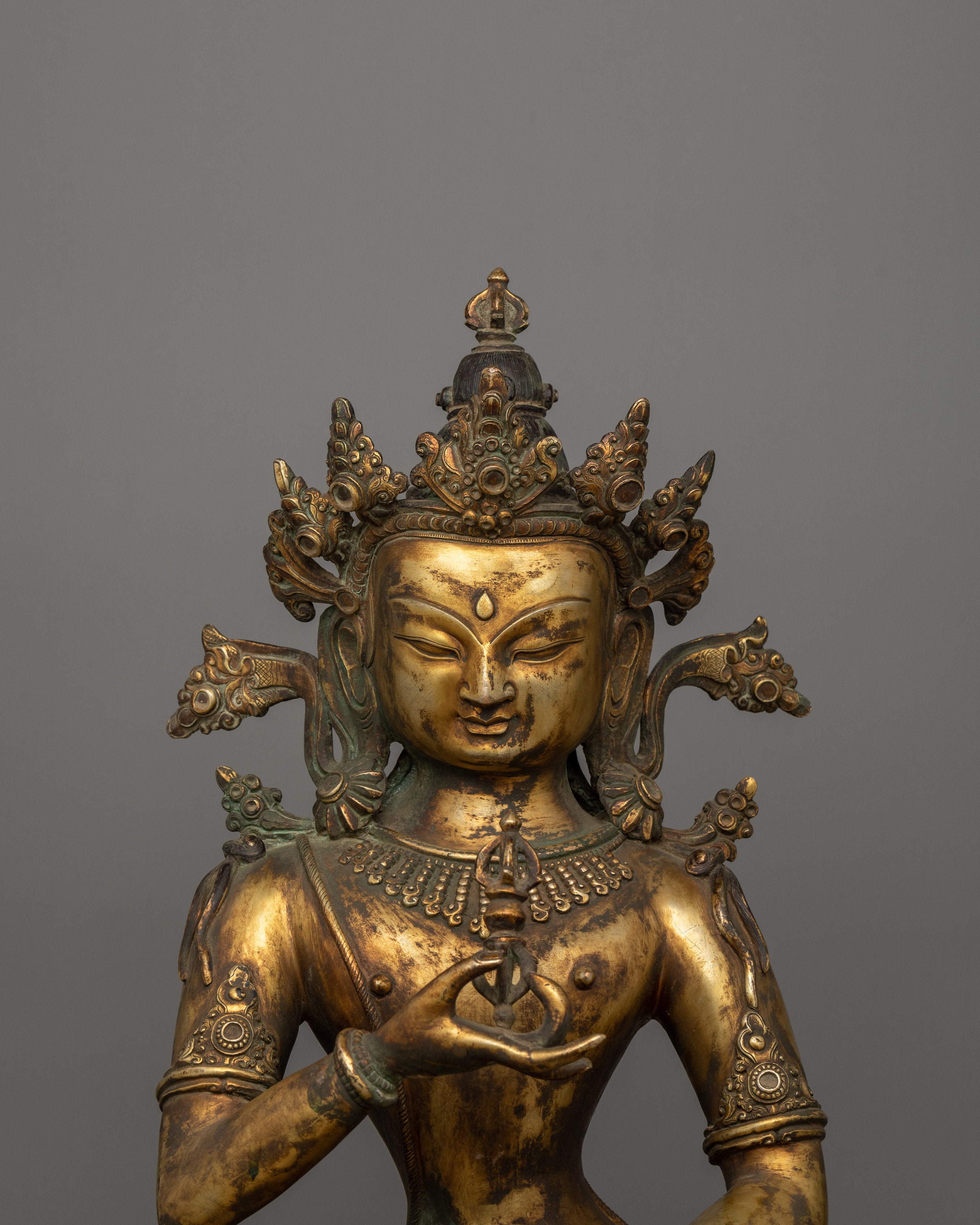 Himalayan Boddhisattva Vajrasattva Statue | The Symbol of Purification and Enlightenment