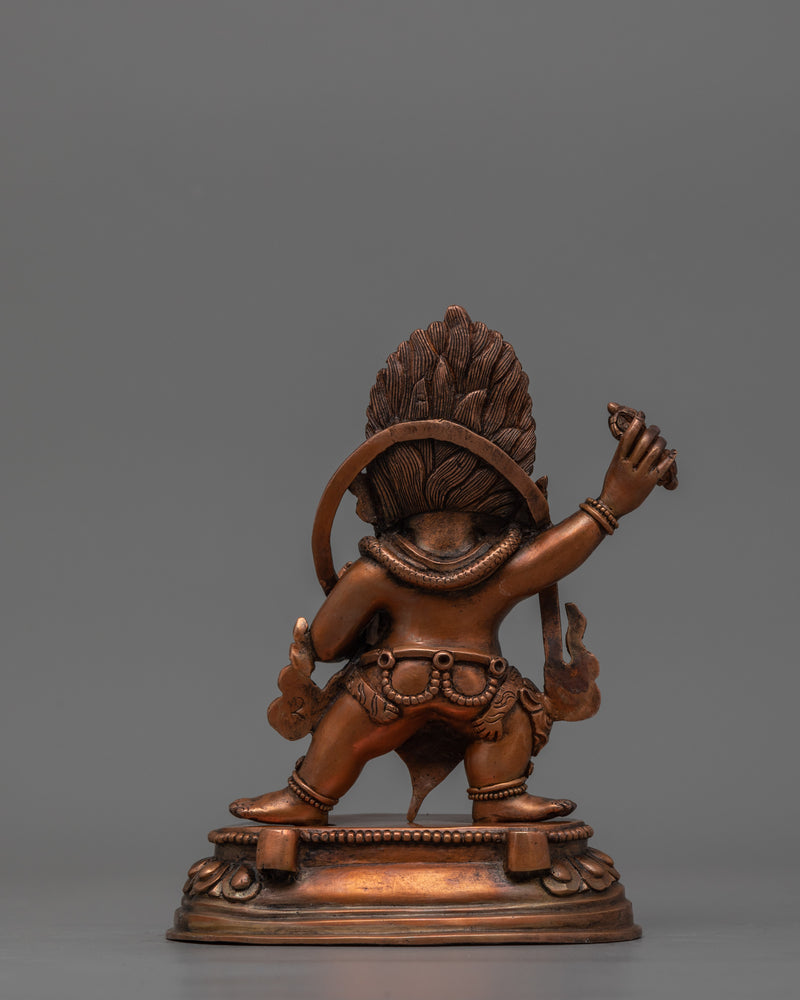 Tibetan Buddhist Vajrapani Sculpture | Symbol of Strength and Protection