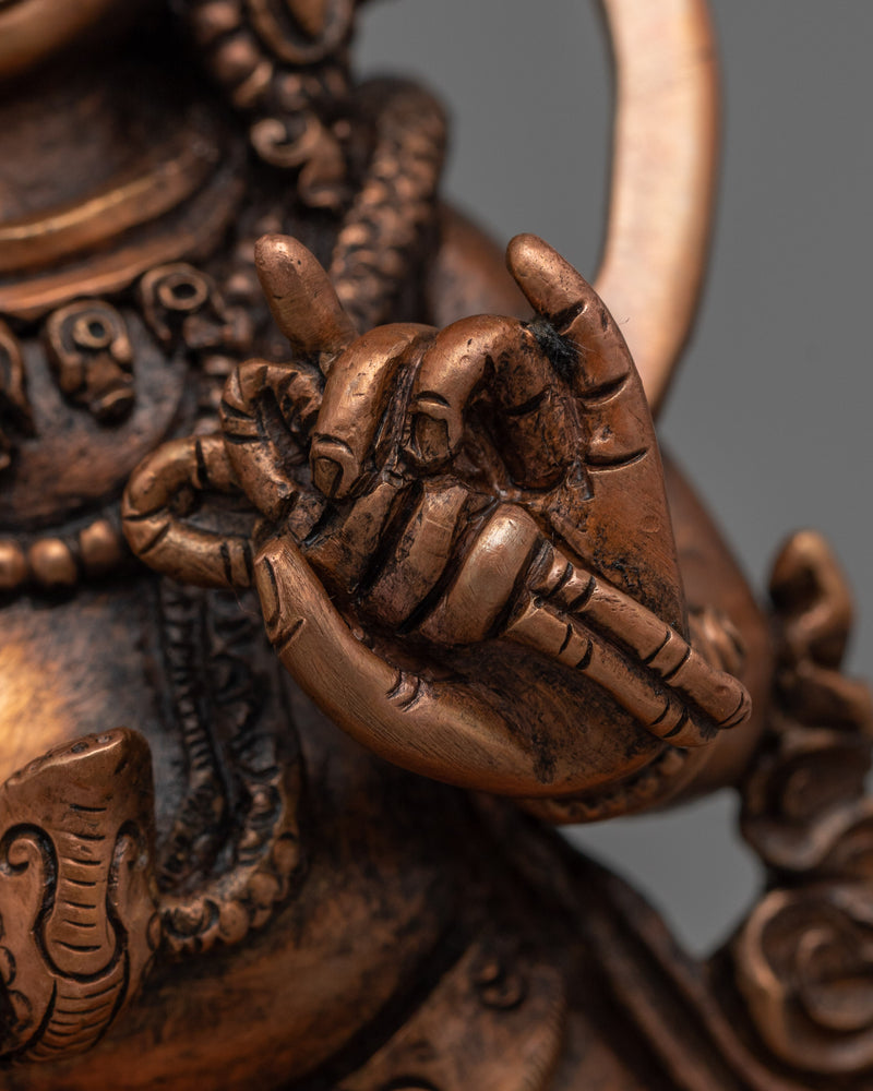 Tibetan Buddhist Vajrapani Sculpture | Symbol of Strength and Protection