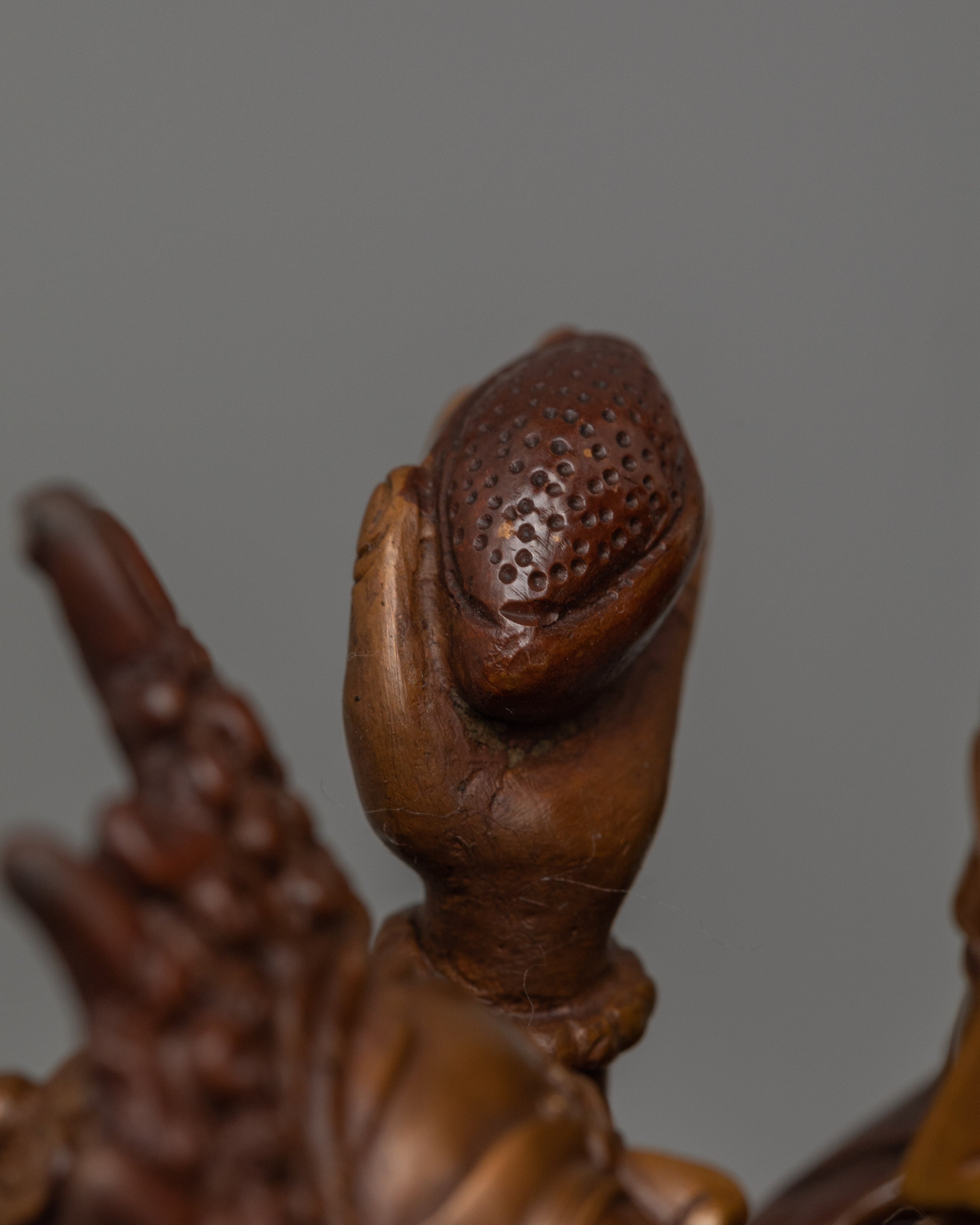 Statue of Oxidized Amitayus with Consort | Sacred Symbol of Longevity and Enlightenment