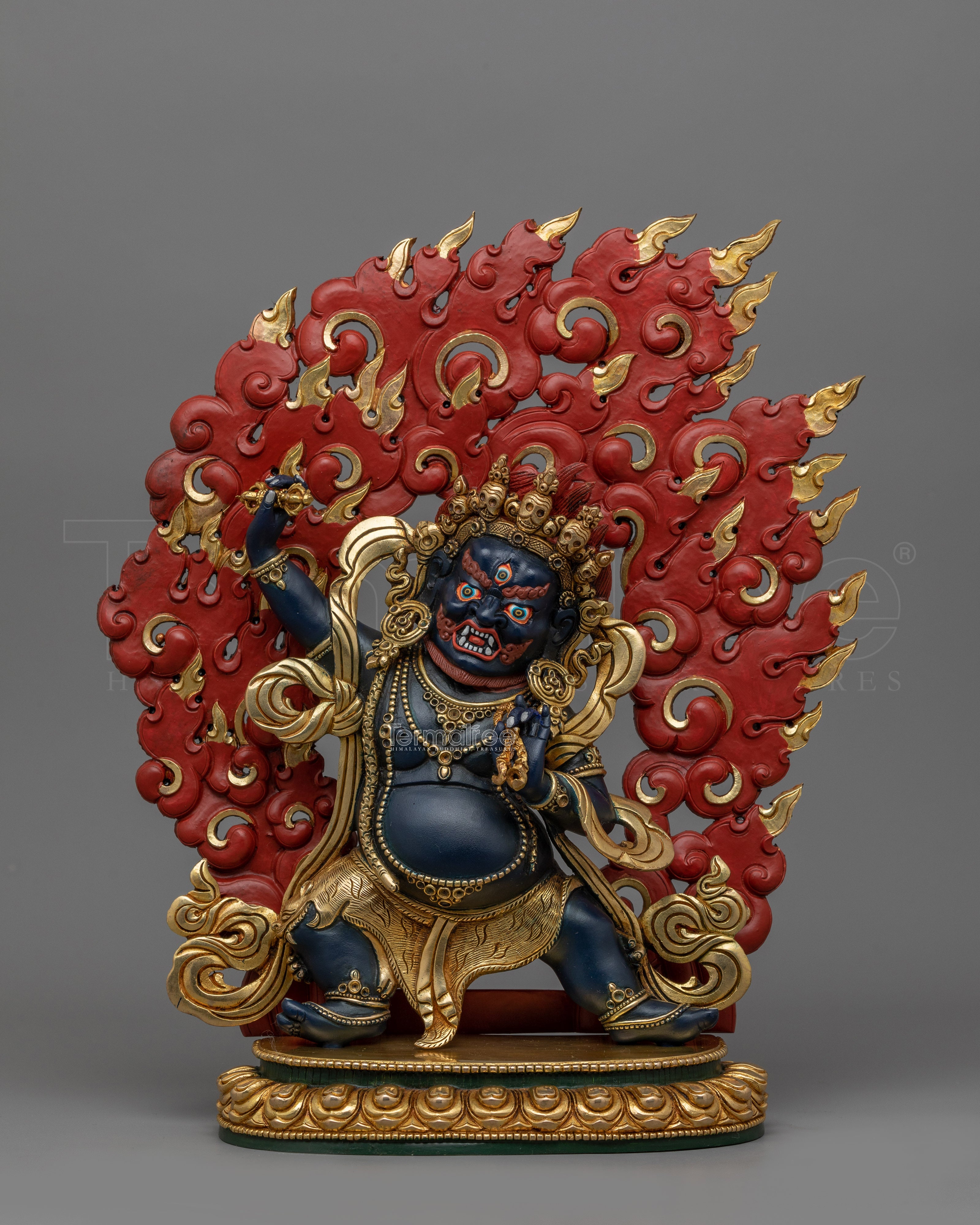 Vajrapani Tantric Guardian Sculpture | The "holder of a thunderbolt" Artwork