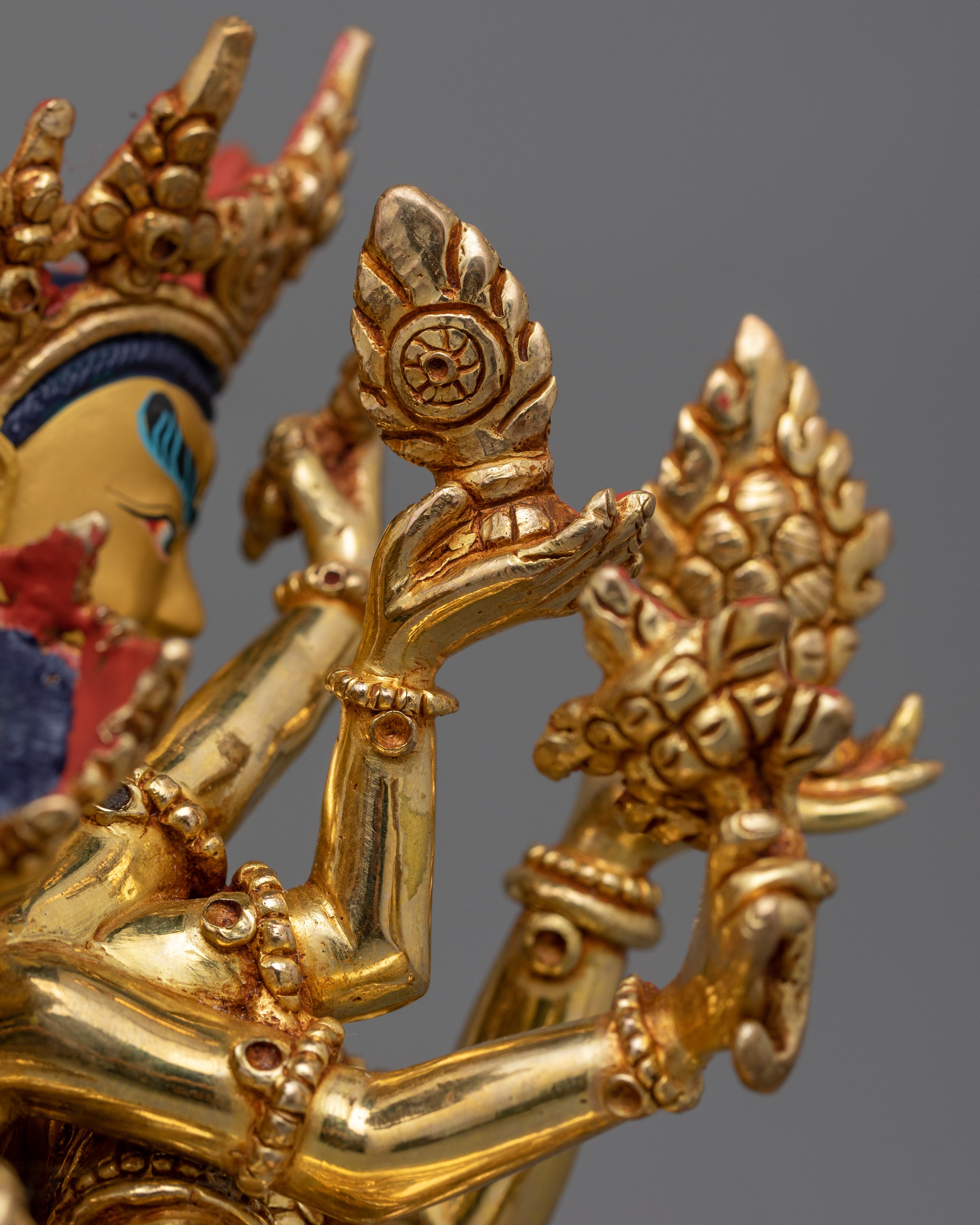 Bodhisattva Deity Guhyasamaja With His Consort Statue | Tantric Meditation Sculpture