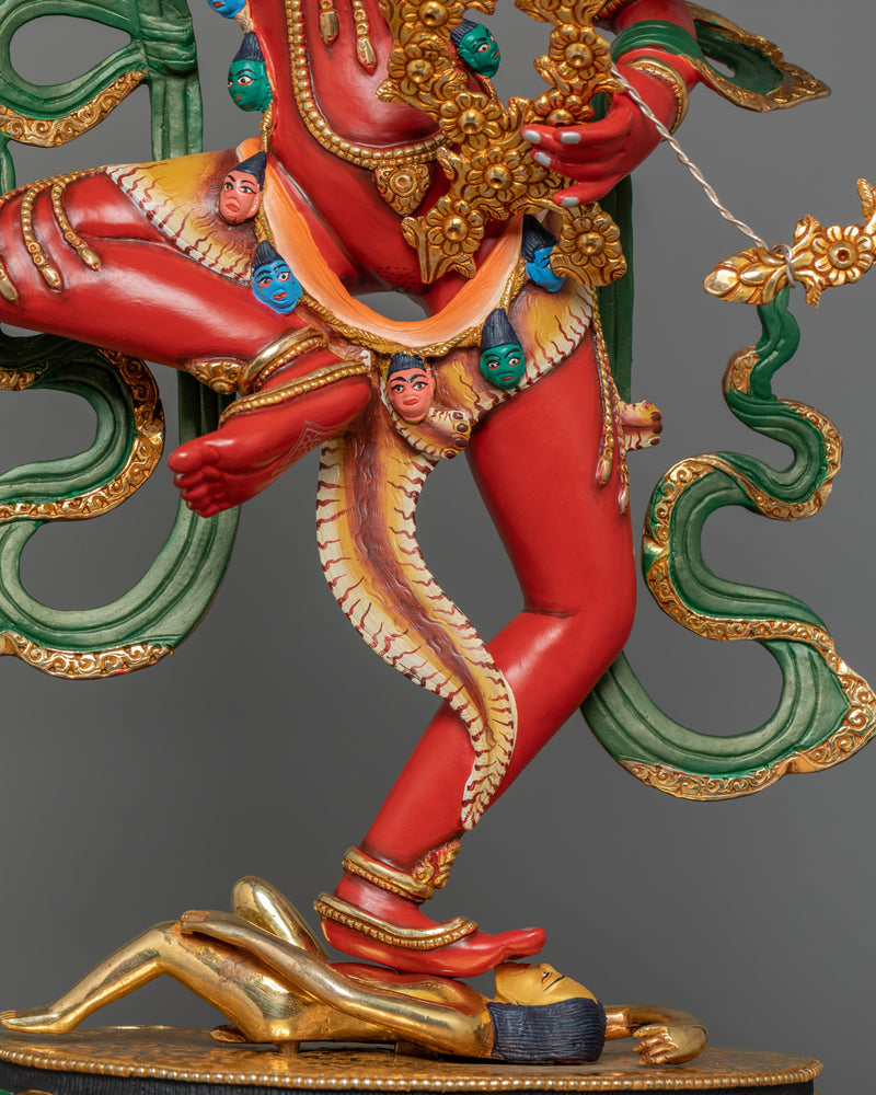 Red Body Kurukulla Statue | Tibetan Himalayan Treasure