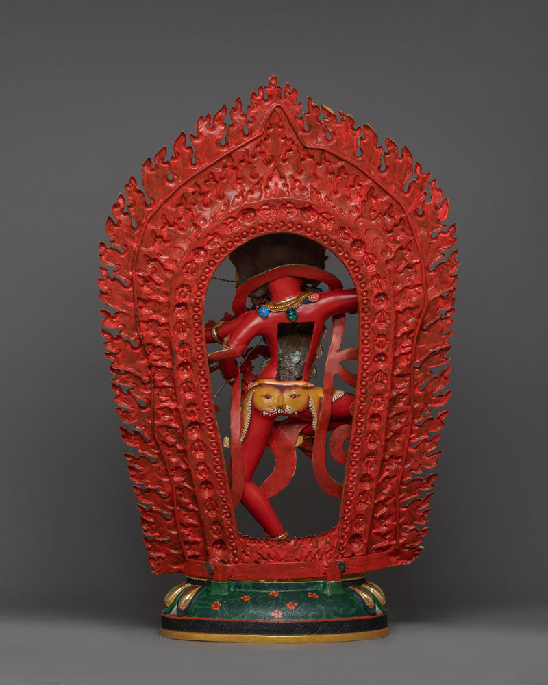 Red Body Kurukulla Statue | Tibetan Himalayan Treasure