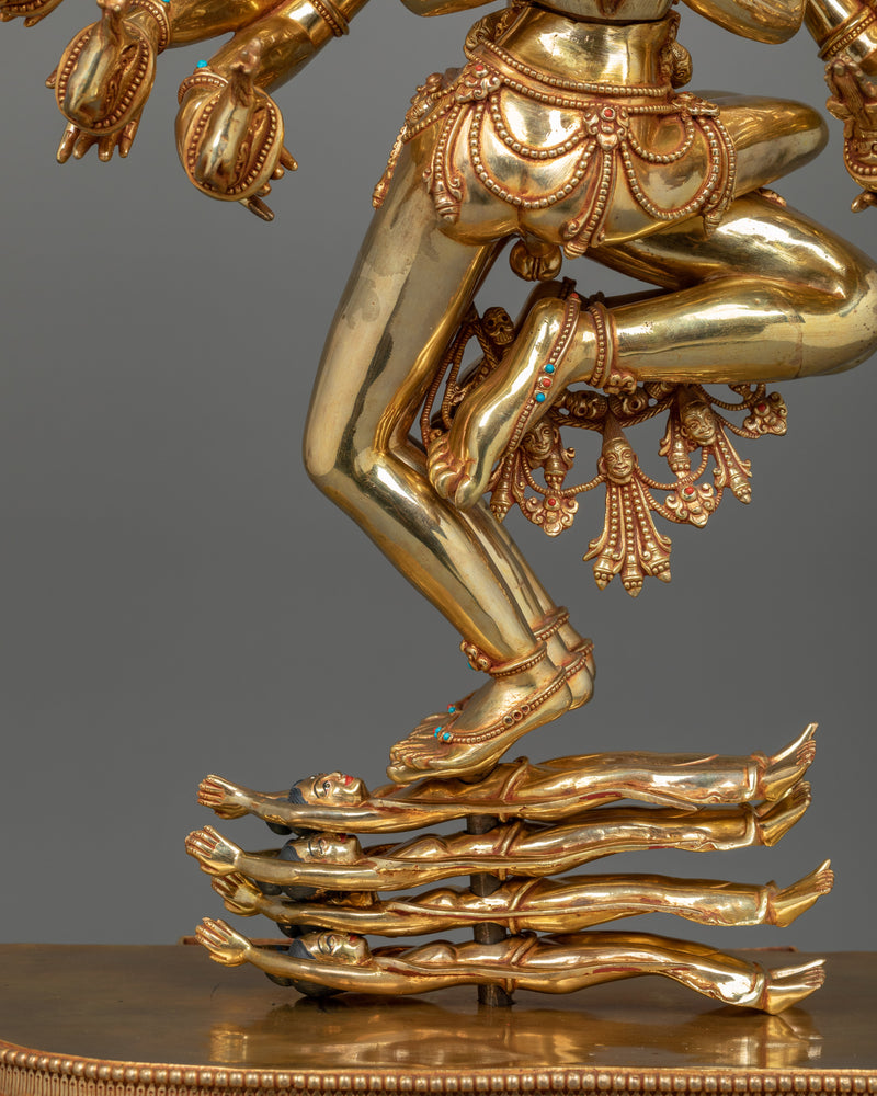 Tibetan Yidam Deity Hevajra Statue | Union of Supreme Wisdom and Compassion