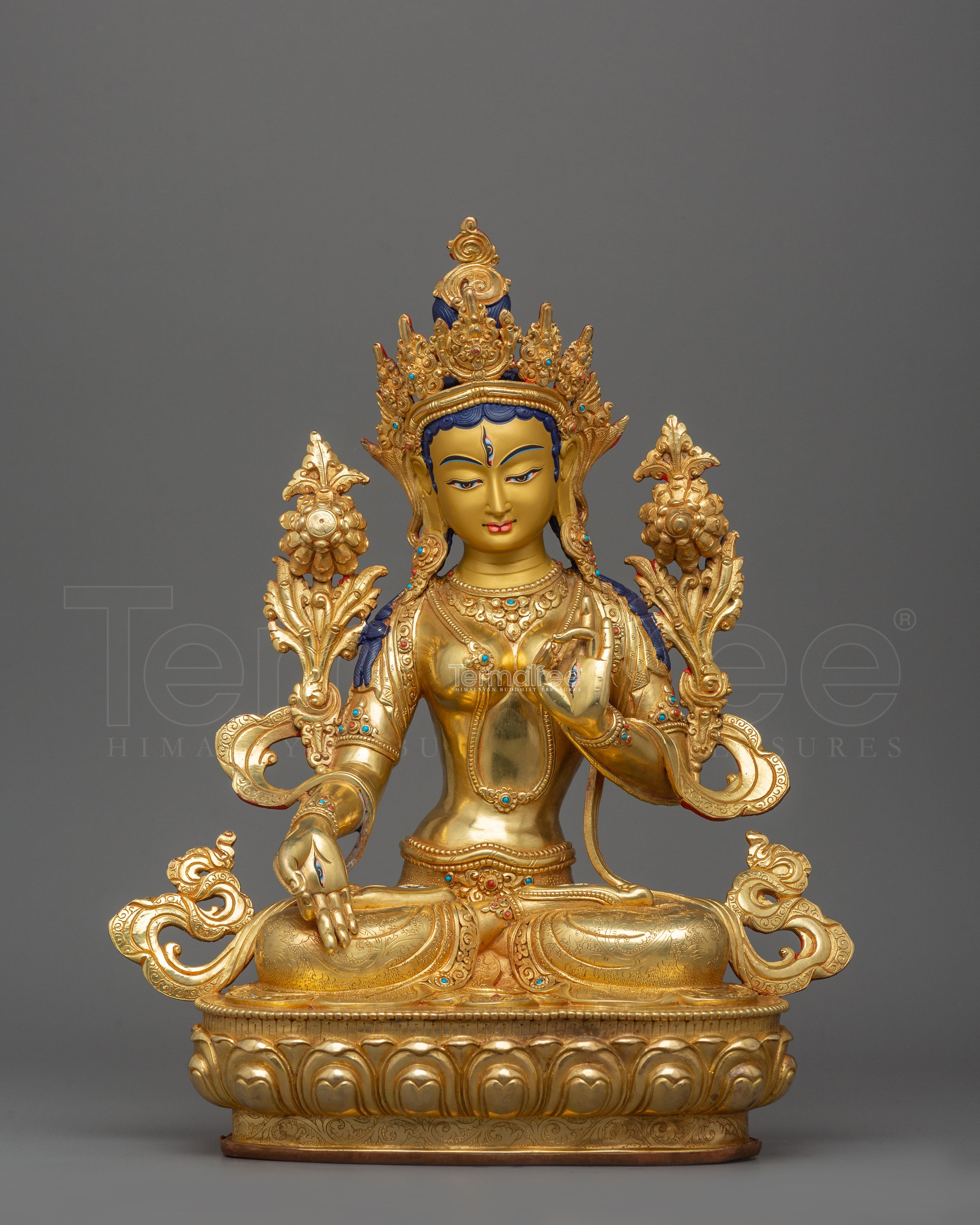 Buddhist Goddess Sita Tara Figurine | A Female Longevity Deity