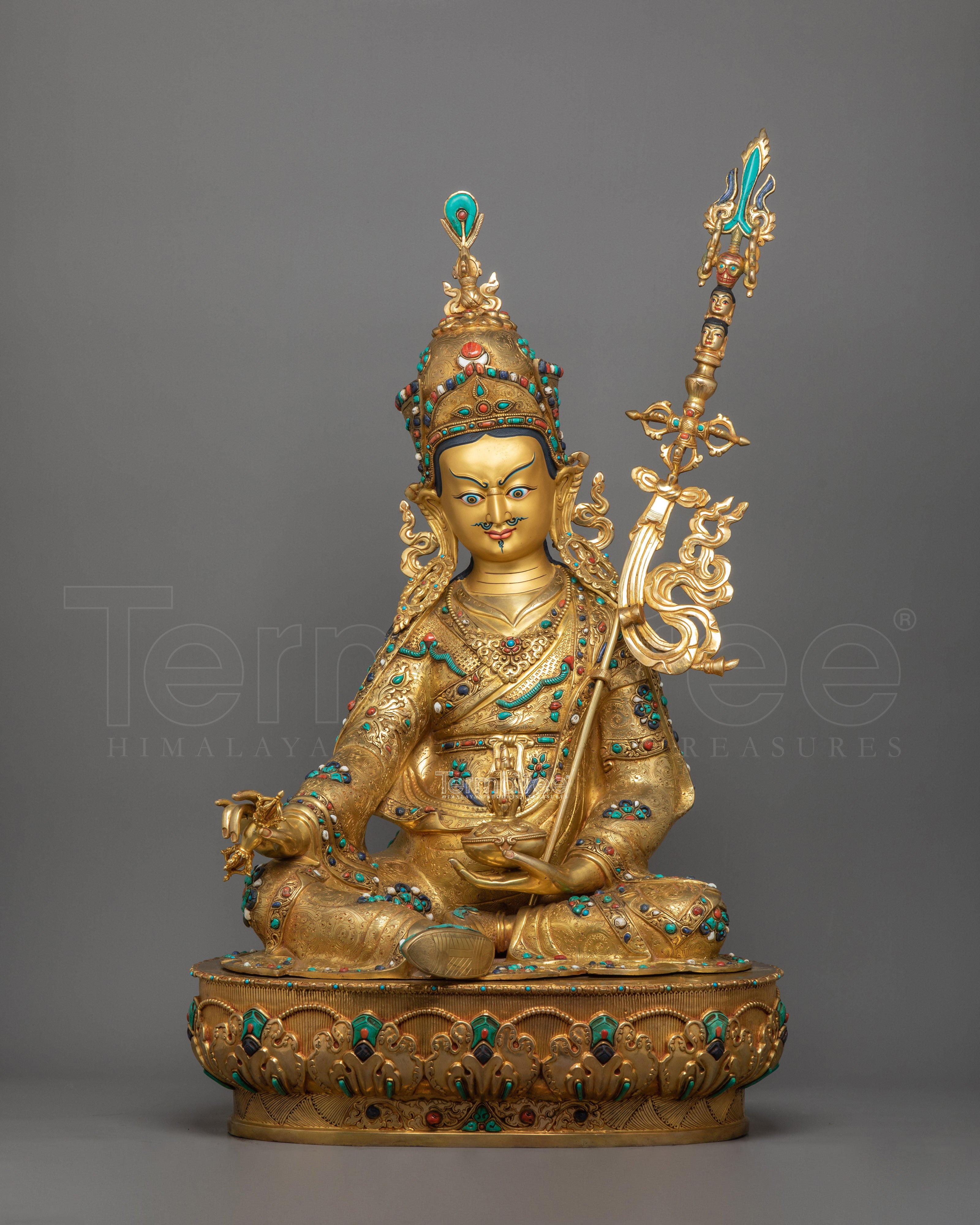 First Lotus Born Deity Guru Rinpoche Statue | Symbol of Spiritual Transformation