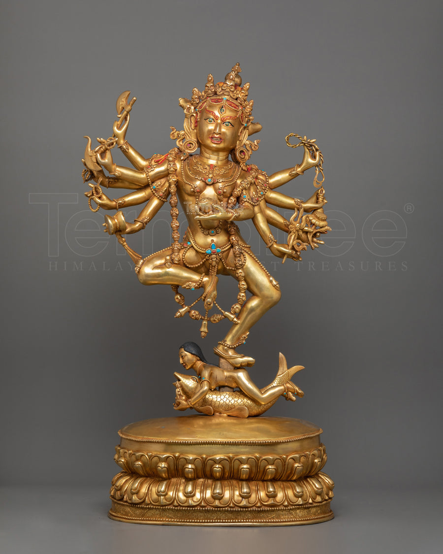 Dipankara Buddha: 24K Gold Gilded