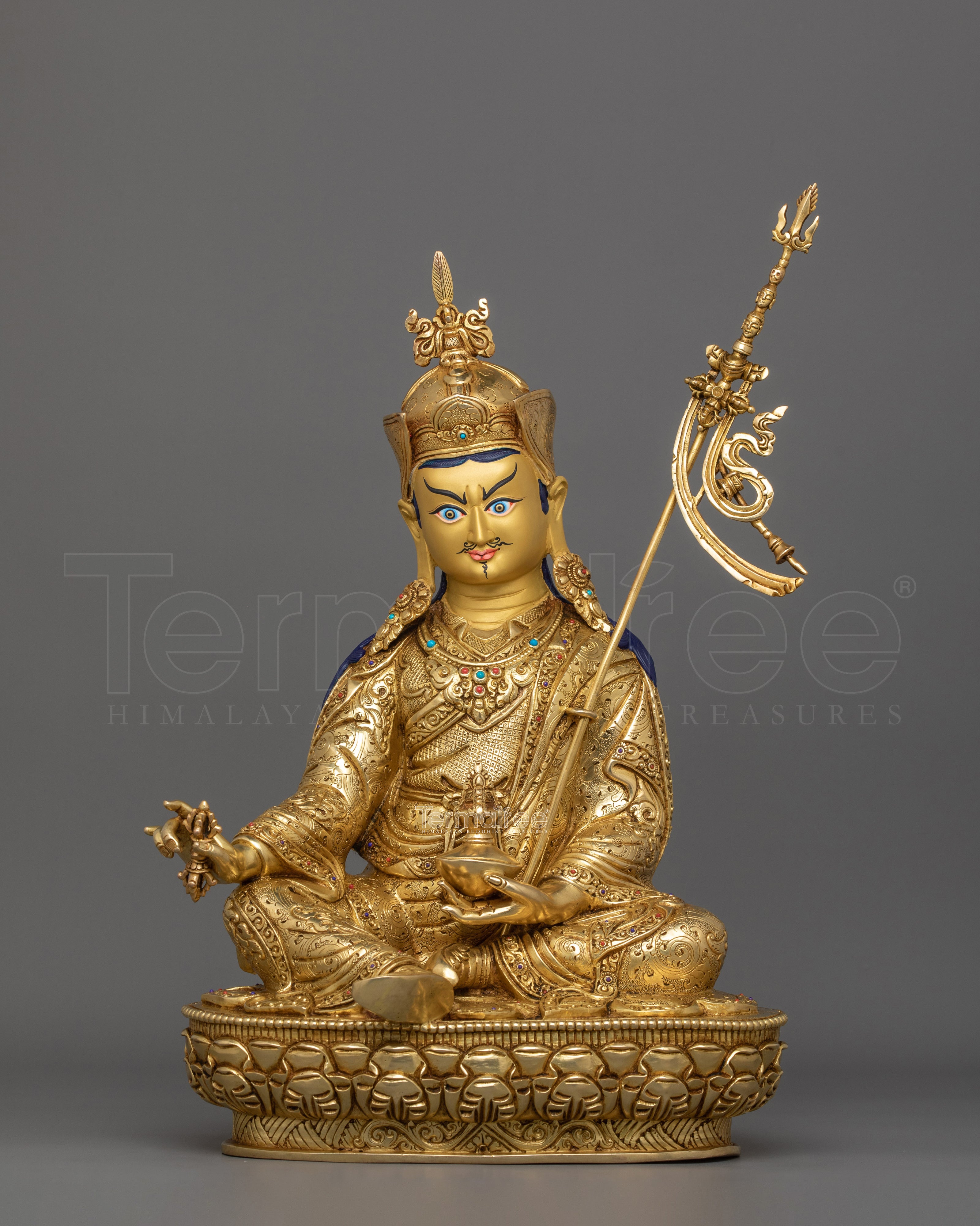 Tantric Guru Padmasambhava Statue | Guru Rinpoche Sculpture