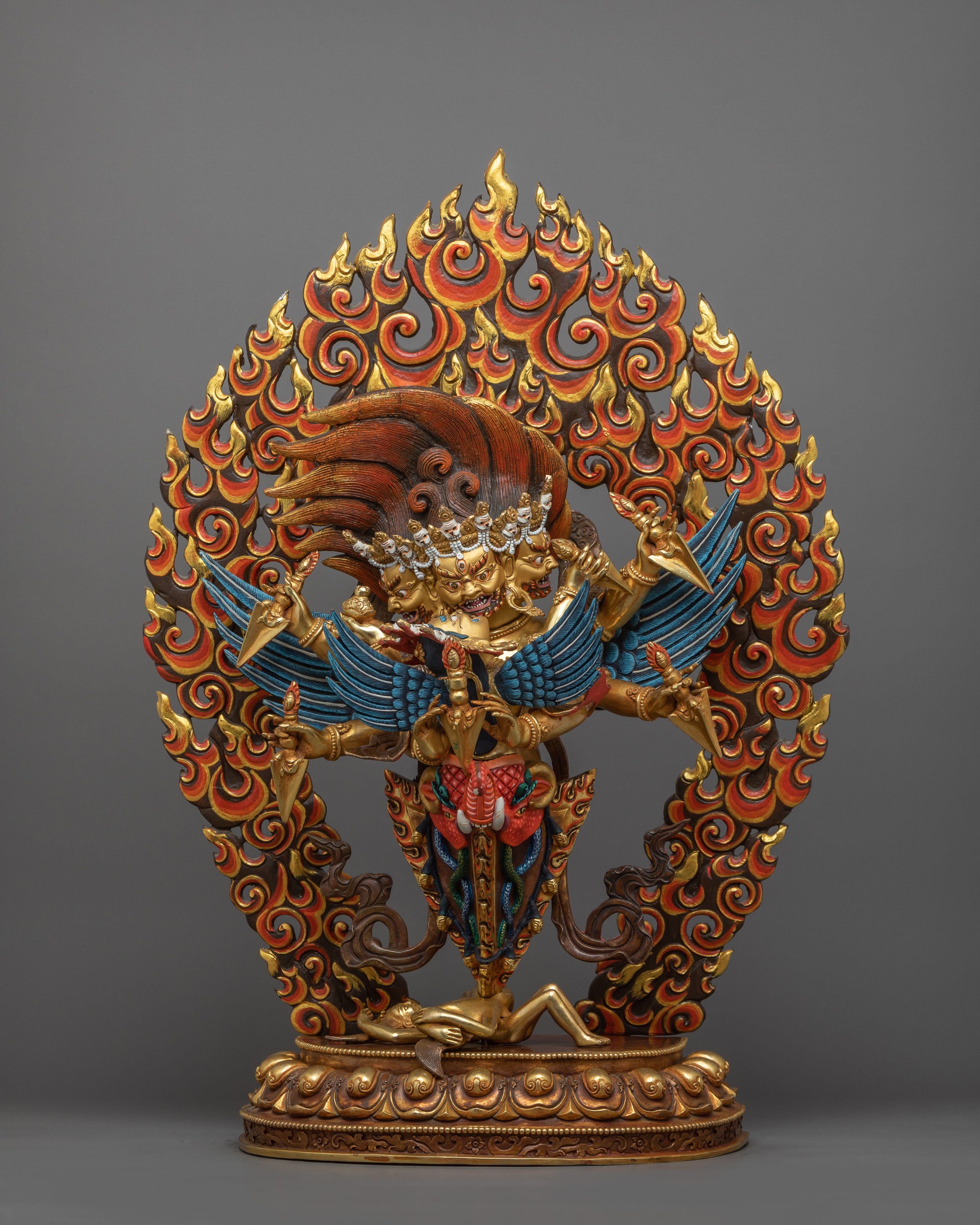 The Ultimate Protector Vajrakilaya Sculpture | Destroyer of Obstacles