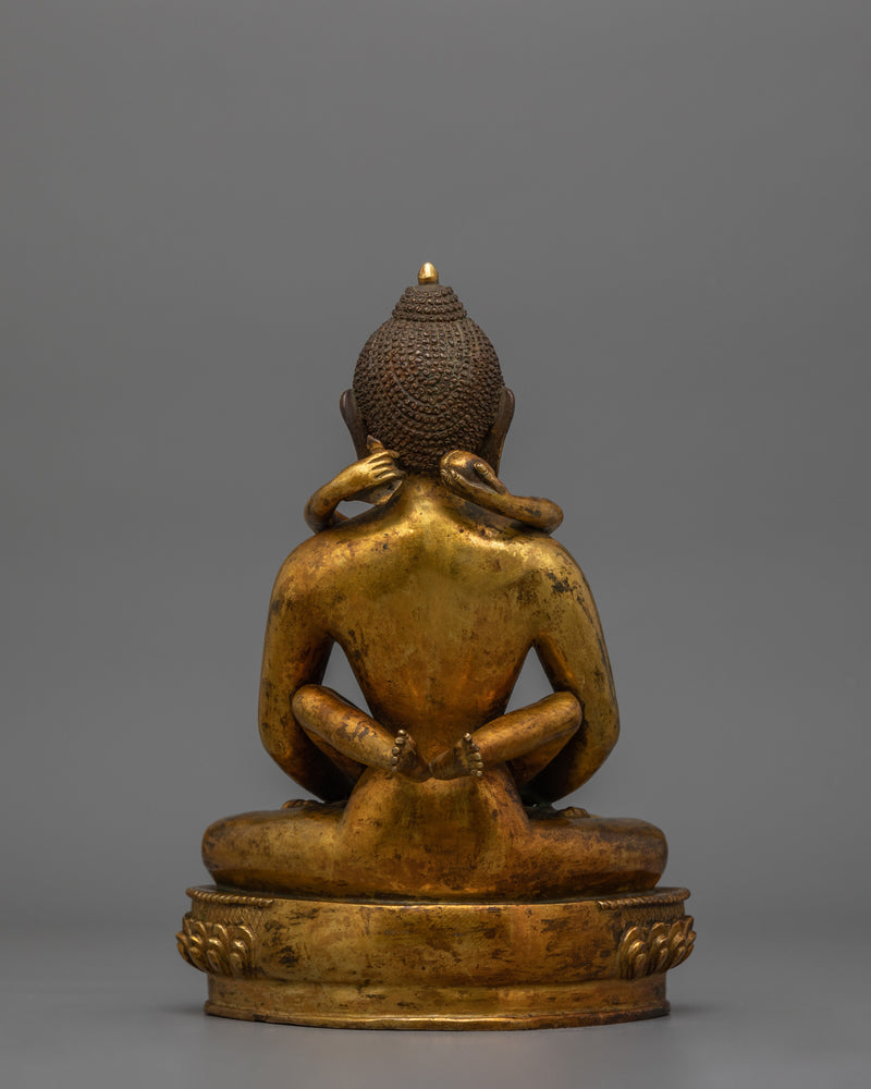 Samantabhadra and his Consort Sculpture | Union of Wisdom and Compassion