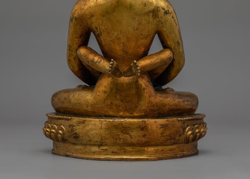 Samantabhadra and his Consort Sculpture | Union of Wisdom and Compassion