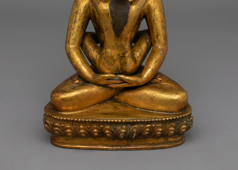 Samantabhadra and his Consort Sculpture | Union of Wisdom and Compassion