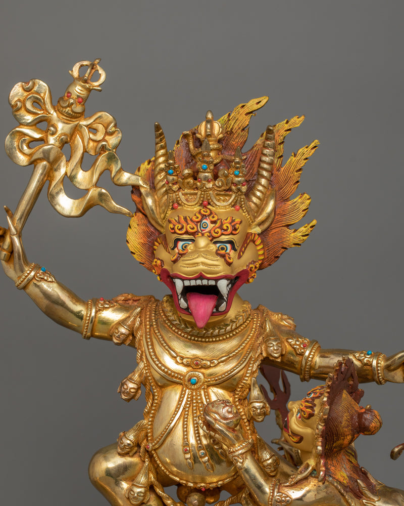 Yama Dharmaraja "Vajrabhairava" Statue | Symbol of Wrathful Compassion