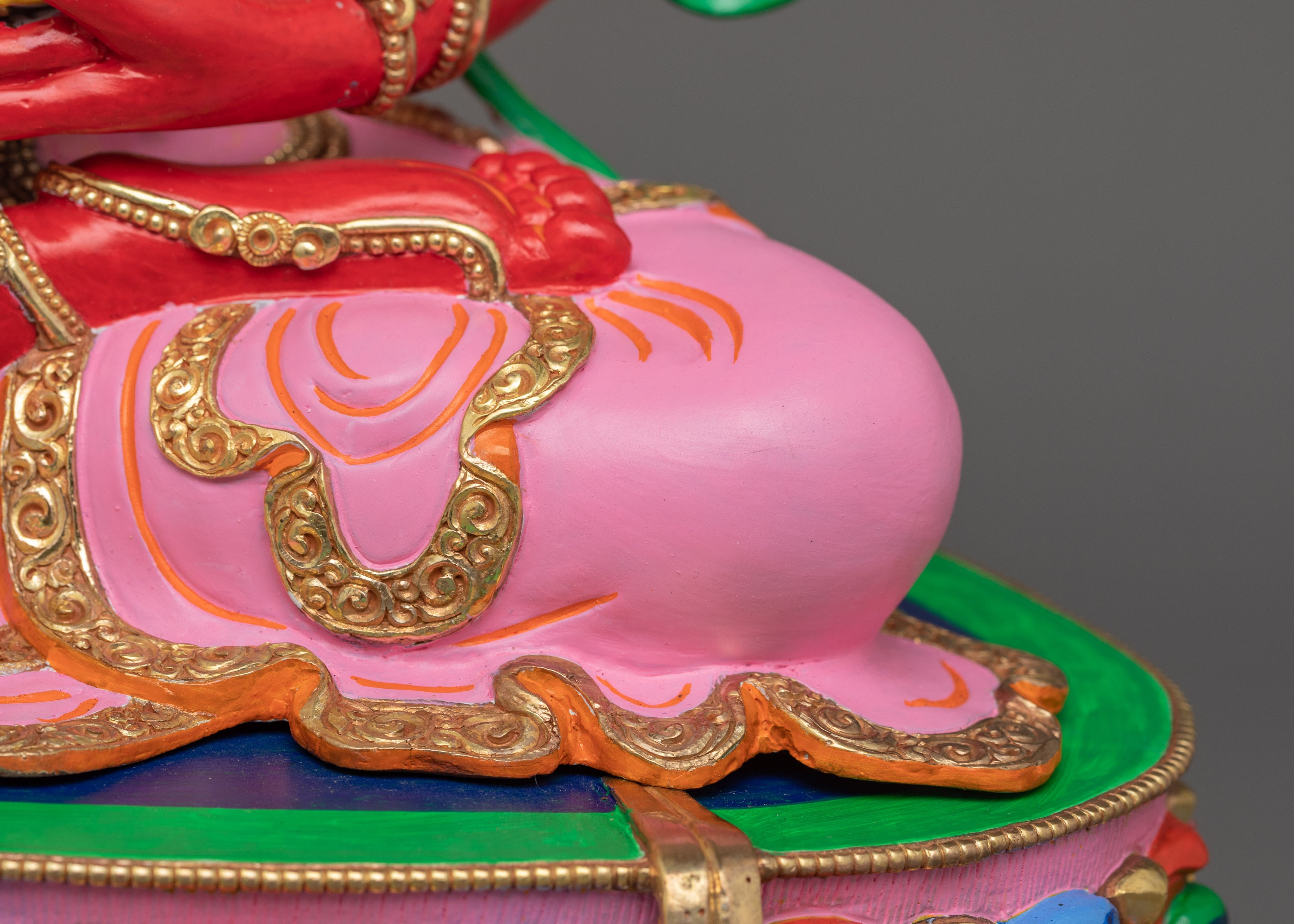 Tibetan Handcrafted Amitayus Statue | Buddha Holding Vase of Immortality