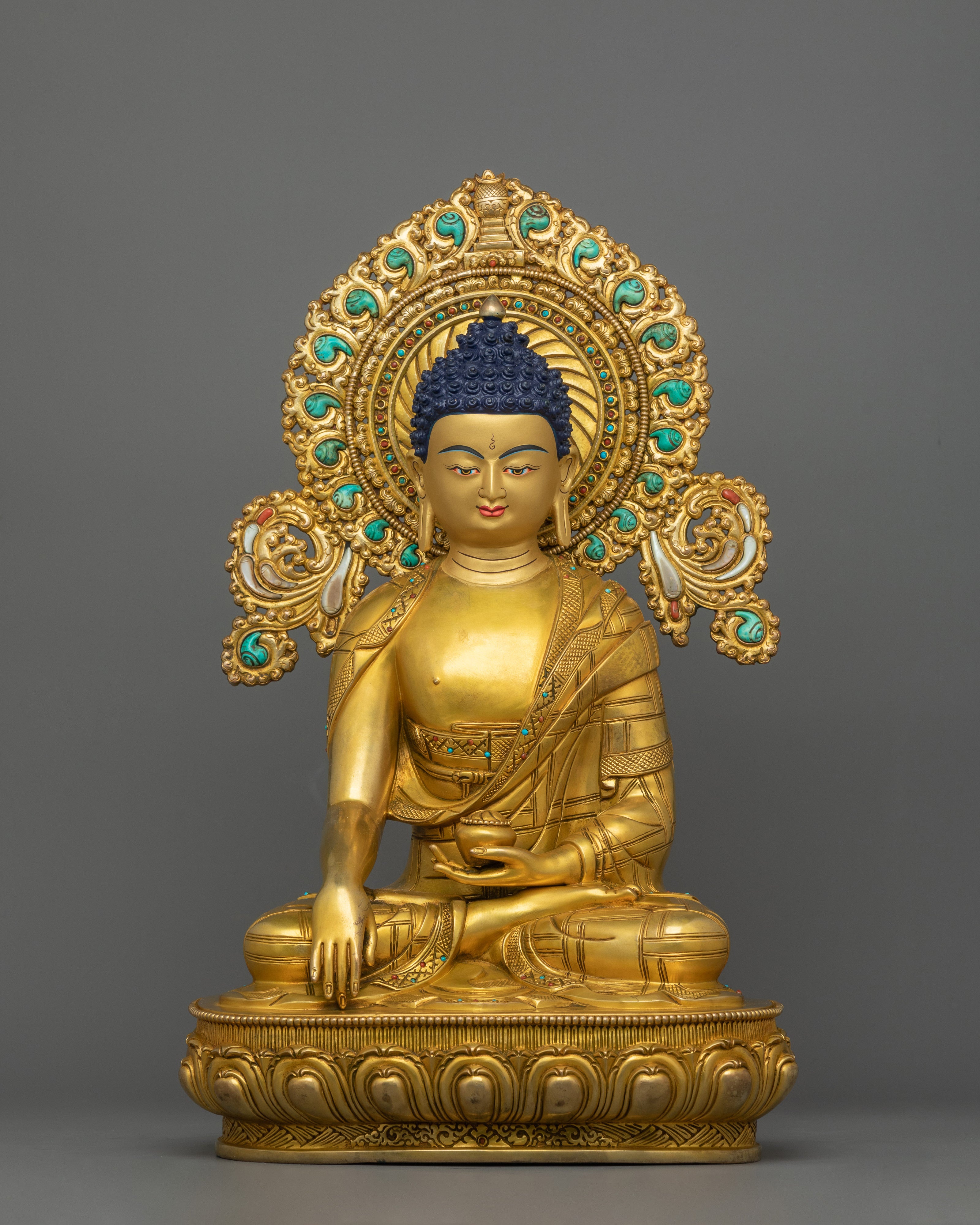 Shakyamuni Buddha Spiritual Teacher Sculpture | Symbol of Mindfulness Practice