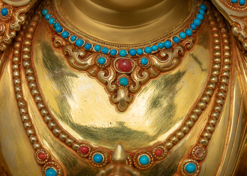 Vajrasattva Statue "The Remover of Obstacles" | Traditional Artwork