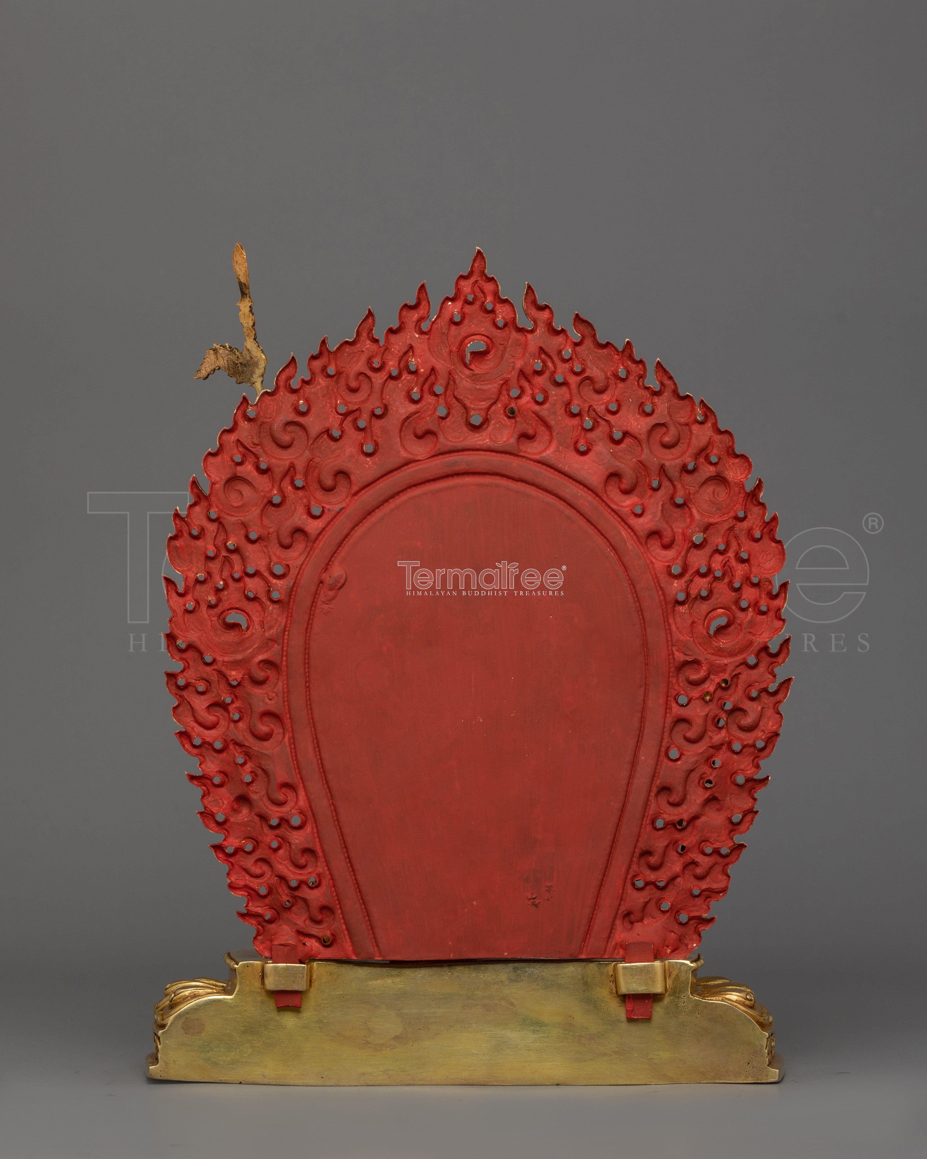 Sacred 24K Gold-Gilded Brahmanrupa Statue | A Powerful Protector Deity