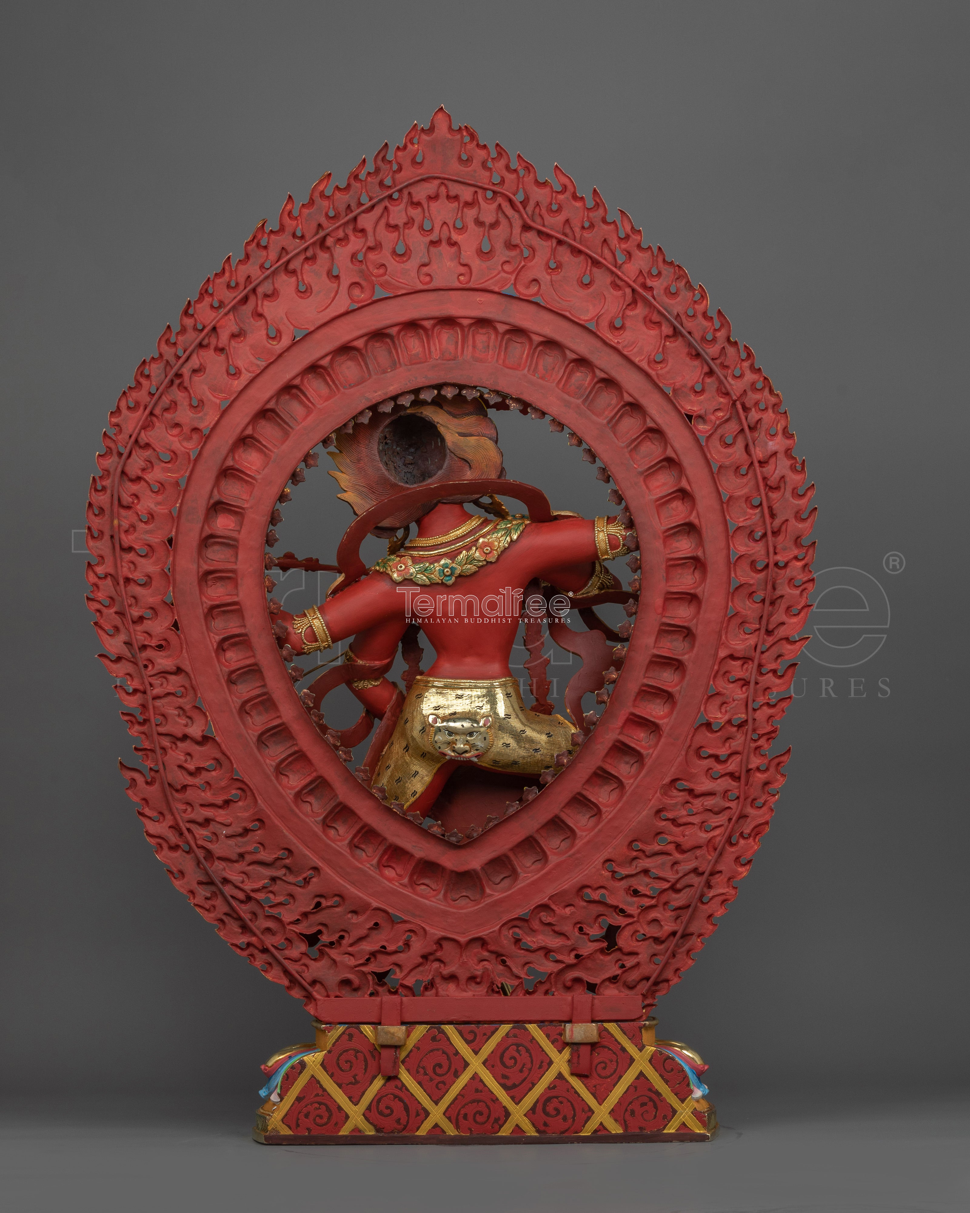 Red Body Kurukulla Figurine | Tibetan Himalayan Treasure